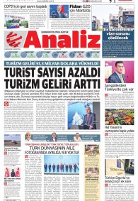 Analiz Gazetesi Gazete Manşeti