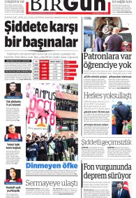 Birgün Gazetesi Gazete Manşeti