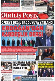 Diriliş Postası Gazetesi Gazete Manşeti