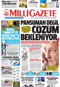 Milli Gazete Gazete Manşeti