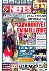 Nefes Gazetesi Gazete Manşeti