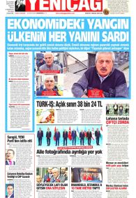 Yeniçağ Gazetesi Gazete Manşeti