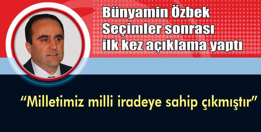 Milletimiz milli iradeye sahip çıkmıştır