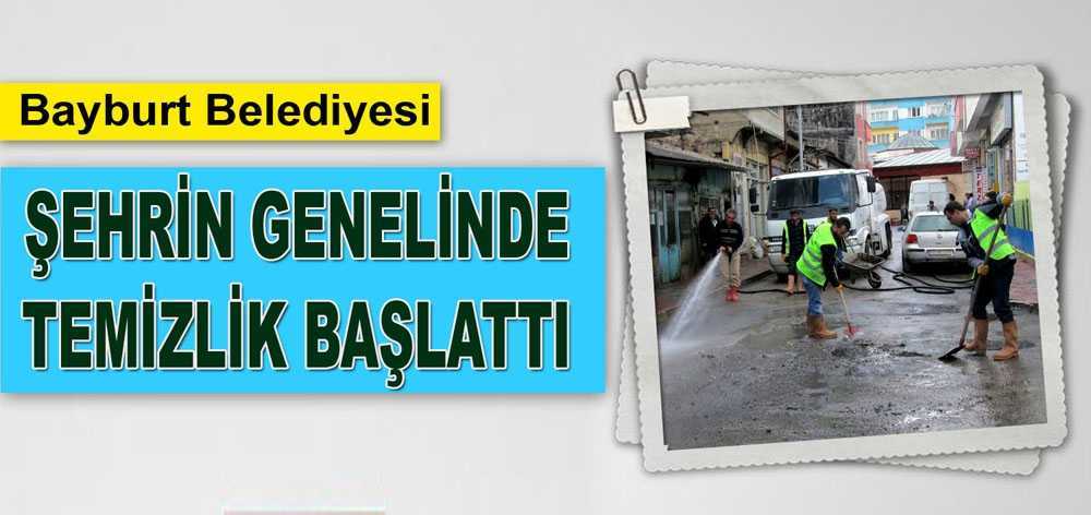 Şehrin Genelinde Temizlik Başladı
