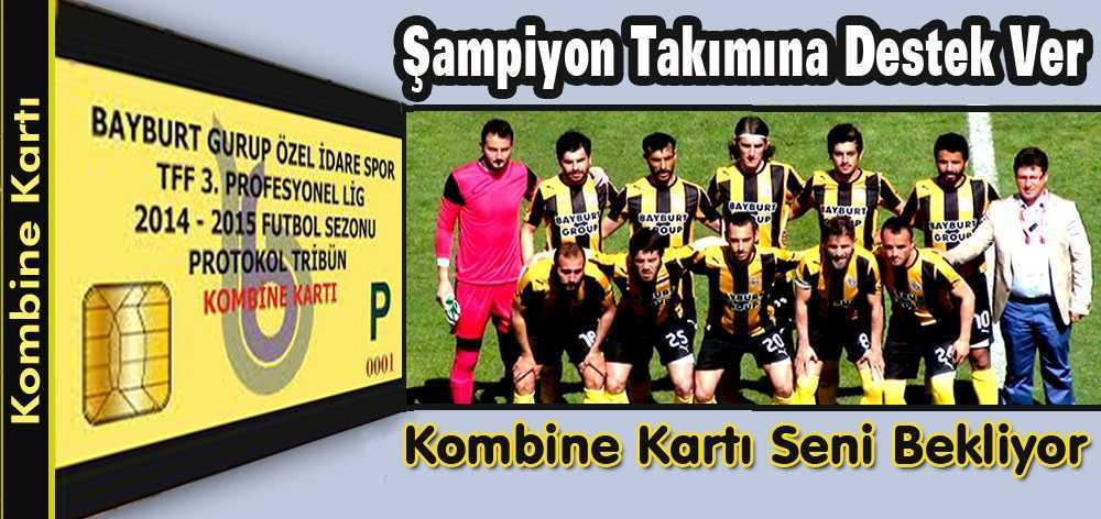 Bayburt Spor’dan Kombine Kart Çağrısı