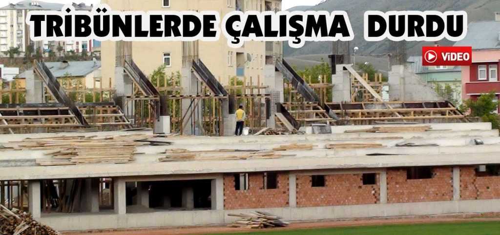 Genç Osman’da Tribün Çalışma Durdu