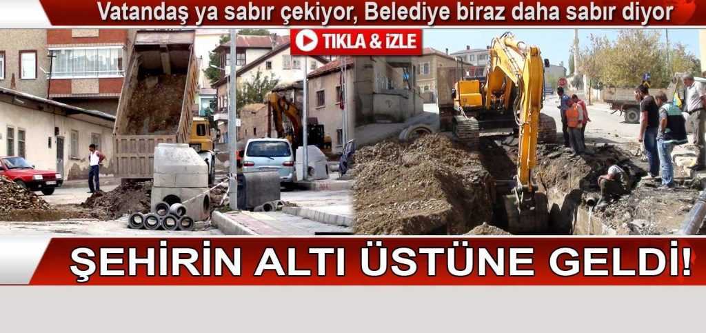 Bayburt, Alt Yapı Çalışmalarında Zamanla Yarışıyor