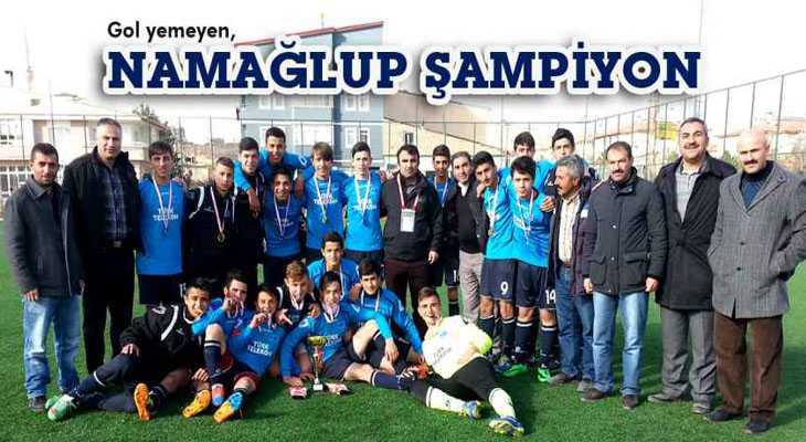 Telekom U 17 Futbol Takımı Namaglup Şampiyon