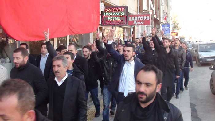 Bayburt'ta Fırat Çakıroğlu İçin Gıyabi Cenaze Namazı Kılındı 5