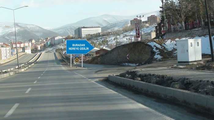 Bayburt'ta Yön Tabelası Sorunu 5