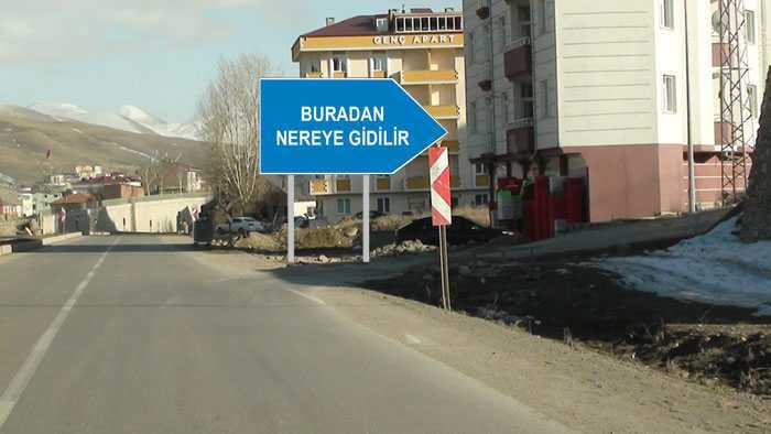 Bayburt'ta Yön Tabelası Sorunu 6
