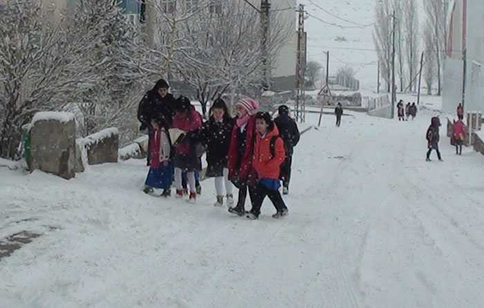 Kar Bayburt'u Beyaza Bürüdü 10