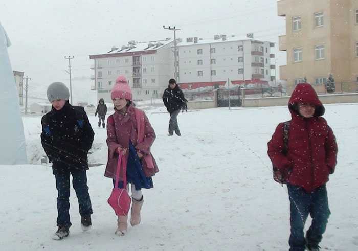 Kar Bayburt'u Beyaza Bürüdü 12