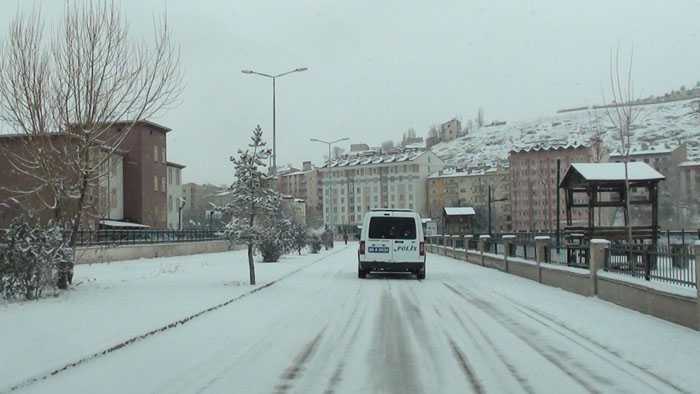 Kar Bayburt'u Beyaza Bürüdü 14