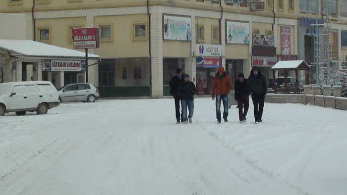 Kar Bayburt'u Beyaza Bürüdü 7