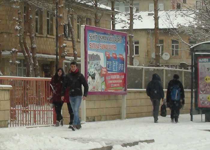 Kar Bayburt'u Beyaza Bürüdü 9