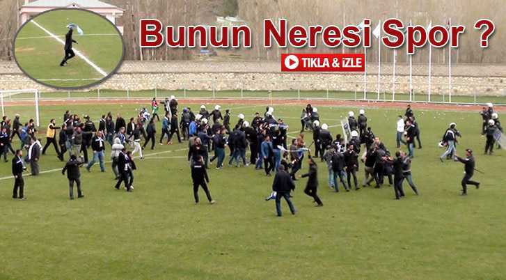 Bayburt Erzurum Maçı Sonrasında Olaylar Çıktı