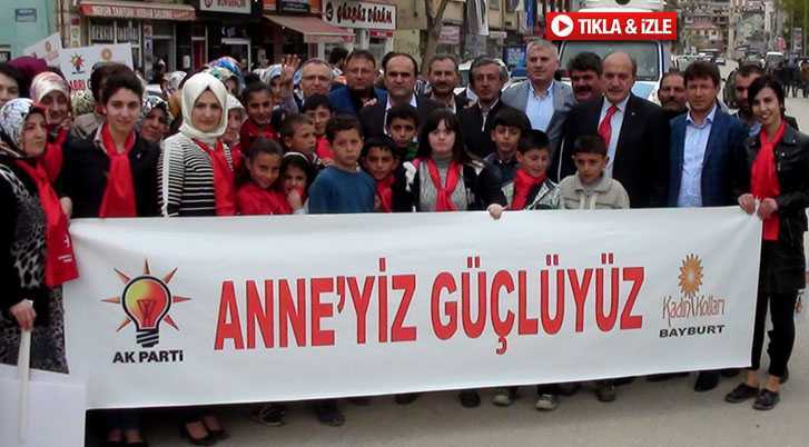 Ak Partili Kadınlardan Güçlü Anneler Güçlü Türkiye Yürüyüşü