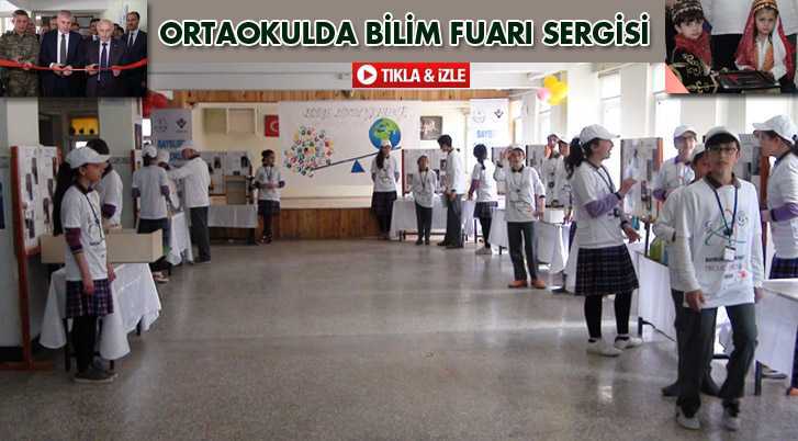 Bayburt Ortaokulundan Bilim Fuarı Sergisi
