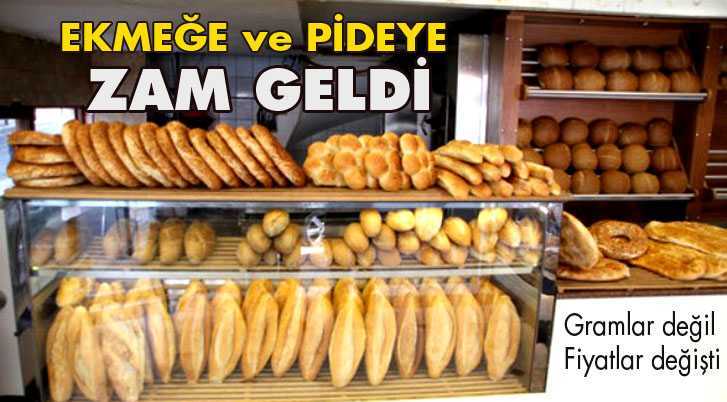 Bayburt’ta Ekmek ve Pide Fiyatları Zamlandı