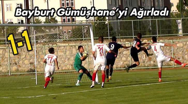 Bayburt Hazırlık Maçında Gümüşhane’yi Ağırladı