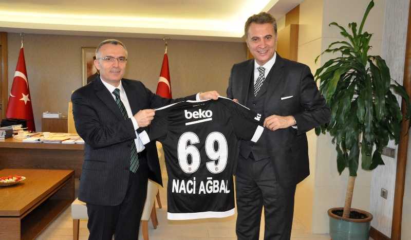 Fikret Orman, Maliye Bakanı Naci Ağbal’ı Ziyaret Etti