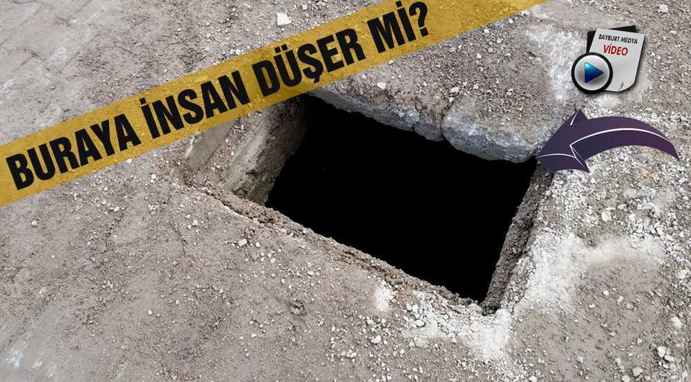 Kaldırım Üzerindeki  Çukurlar Tehlike Saçıyor…