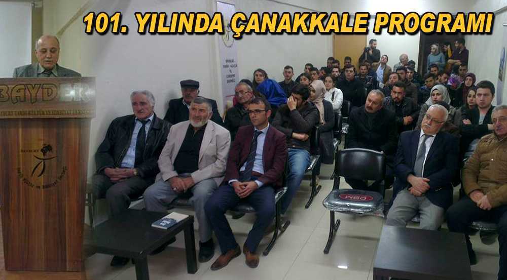 BAYDER ve ÜNİBAYDER’den Çanakkale Programı