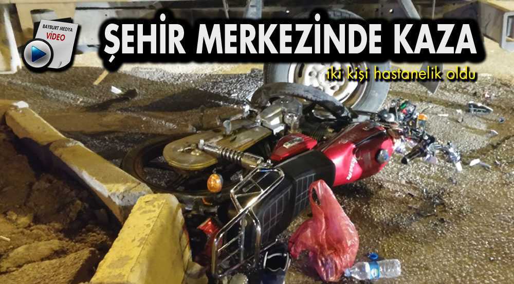Motosiklet Kazasında İki Kişi Hastanelik Oldu