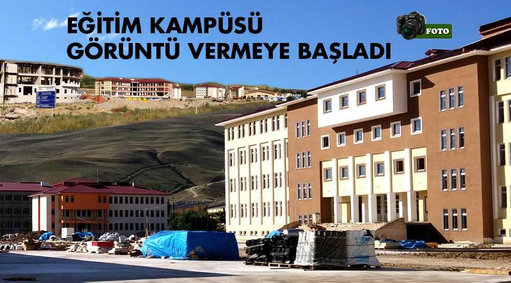Eğitim Kampusünde Binalar Hızla Tamamlanıyor