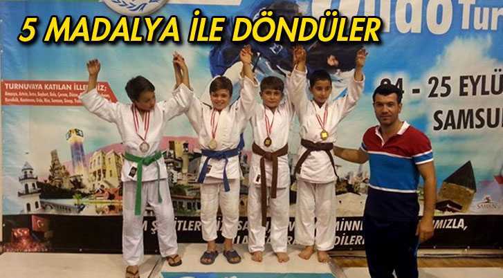 Bayburtlu Judocular 5 Madalya İle Döndüler