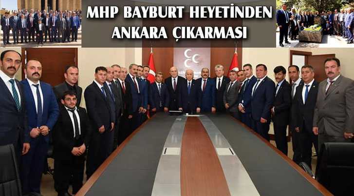 MHP Bayburt Heyetinden Ankara Çıkarması