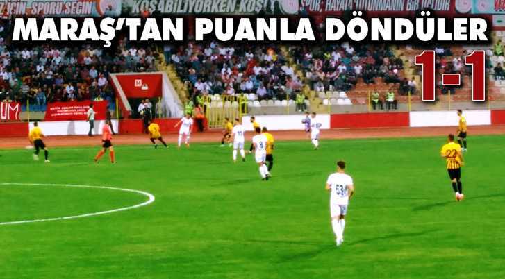 Bayburt Özel İdarespor Kahramanmaraş’tan Puanla Döndü