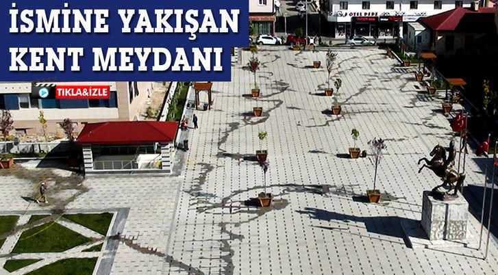 Bayburt’ta İsmine Yakışır Kent Meydanı