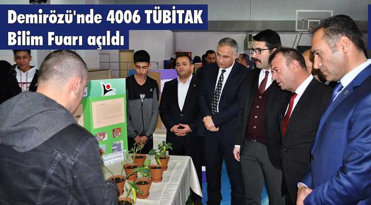 Demirözü’nde 4006 TÜBİTAK Bilim Fuarı Açıldı
