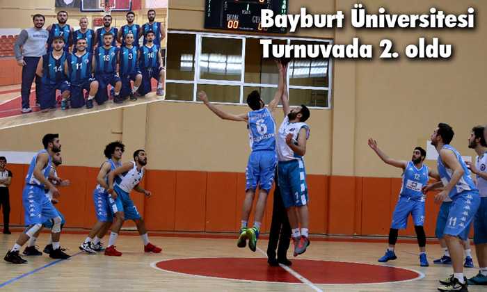 Bayburt Üniversitesi Basketbol Turnuvasında İkinci Oldu