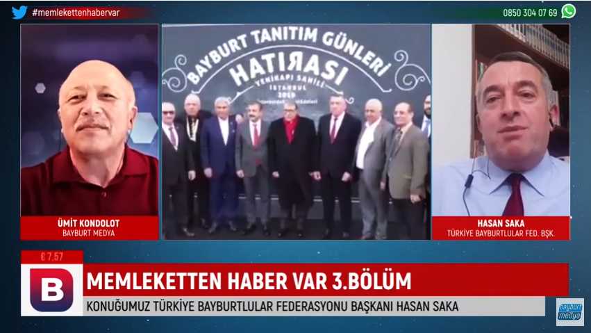 Memleketten Haber Var” programının konuğu Hasan Saka