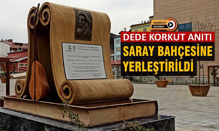 UNESCO Miras Listesine Giren Dede Korkut Anıtı Saray Bahçesine Yerleştirildi