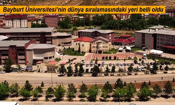 Bayburt Üniversitesi’nin URAP dünya sıralamasındaki yeri belli oldu