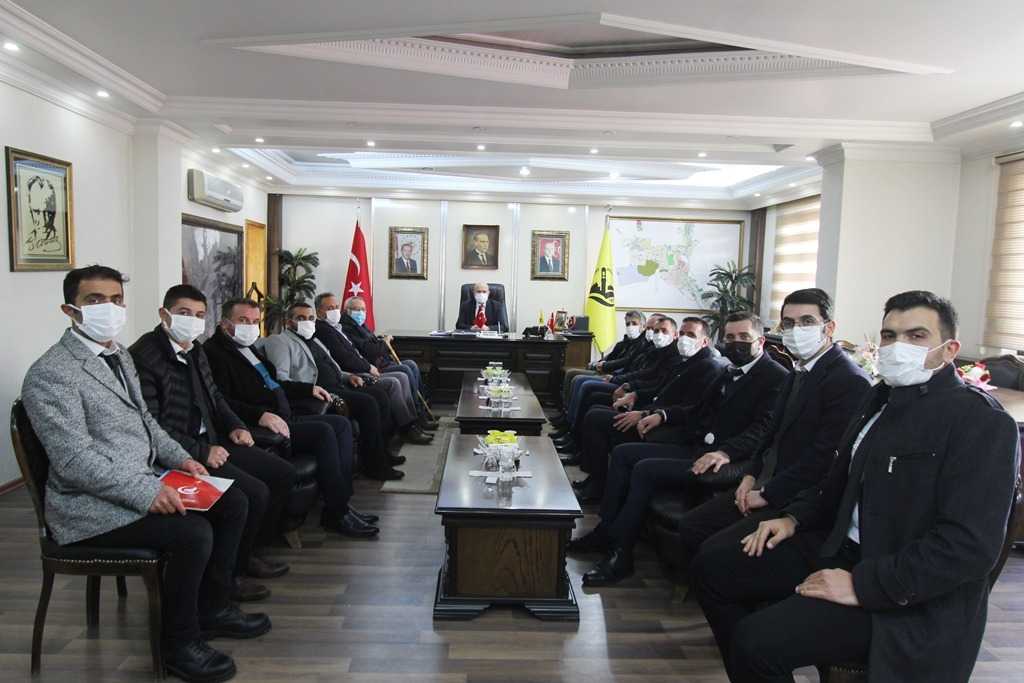 Âşık Sefai, Ali Kınık Ve Ahmet Öngel Ve Bayburt Ülkü Ocaklarından Başkan Pekmezci’ye Ziyaret