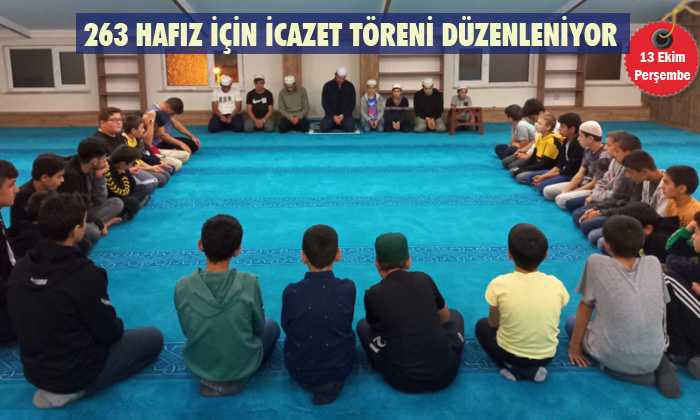 Bayburt’ta 263 Hafız İçin İcazet Töreni Düzenleniyor