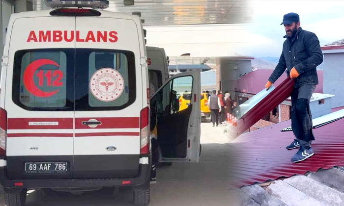 Bayburt’ta inşaatta düşen çatı ustası hayatını kaybetti
