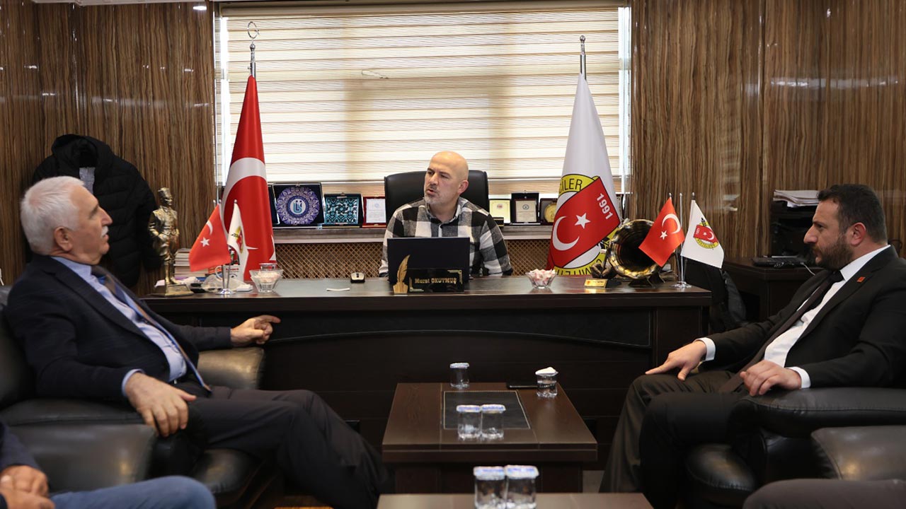 CHP Tokat Milletvekili Kadir Durmaz Bayburt Gazeteciler Cemiyetini Ziyaret Etti