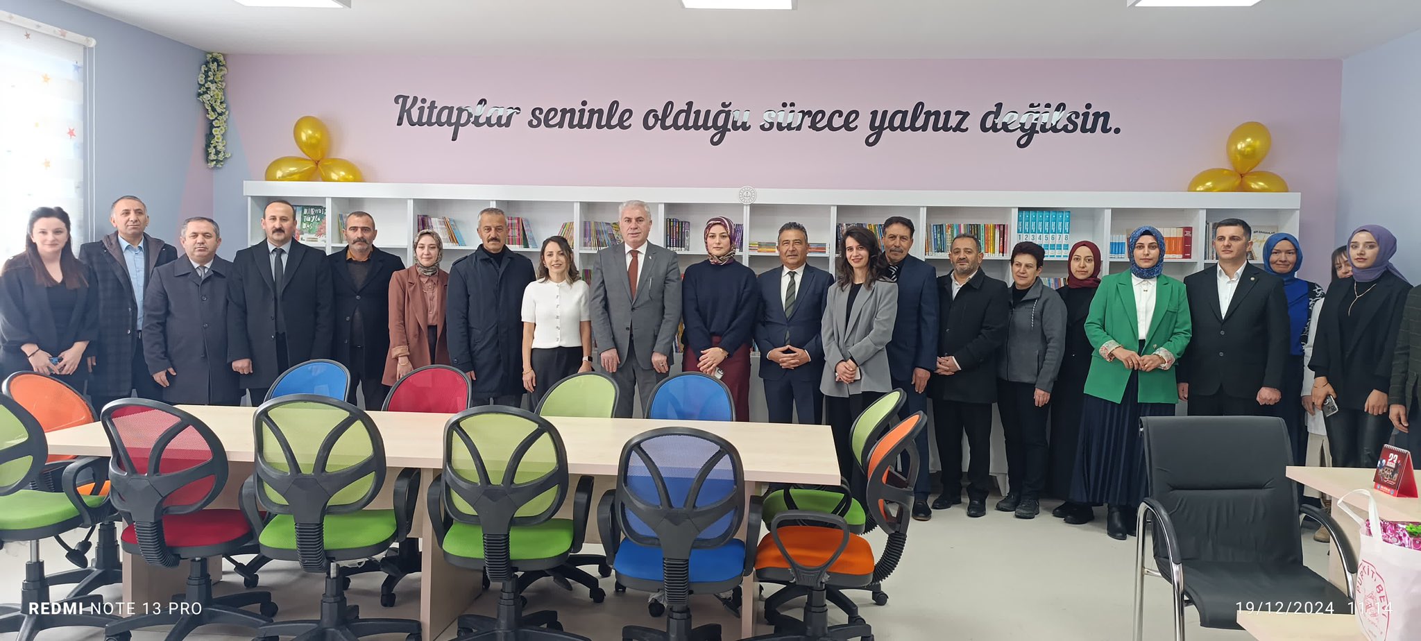 Maden Köyü’nde kütüphane açıldı