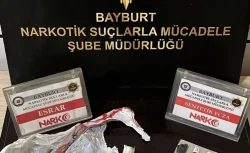 Bayburt’ta 2 kişiye uyuşturucu madde kullanmaktan işlem yapıldı