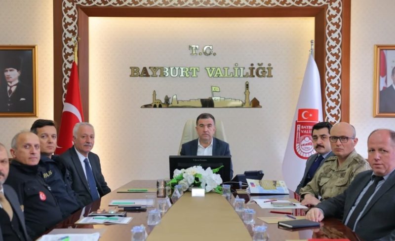 Bayburt’ta Yangın Güvenliği Değerlendirme Toplantısı yapıldı