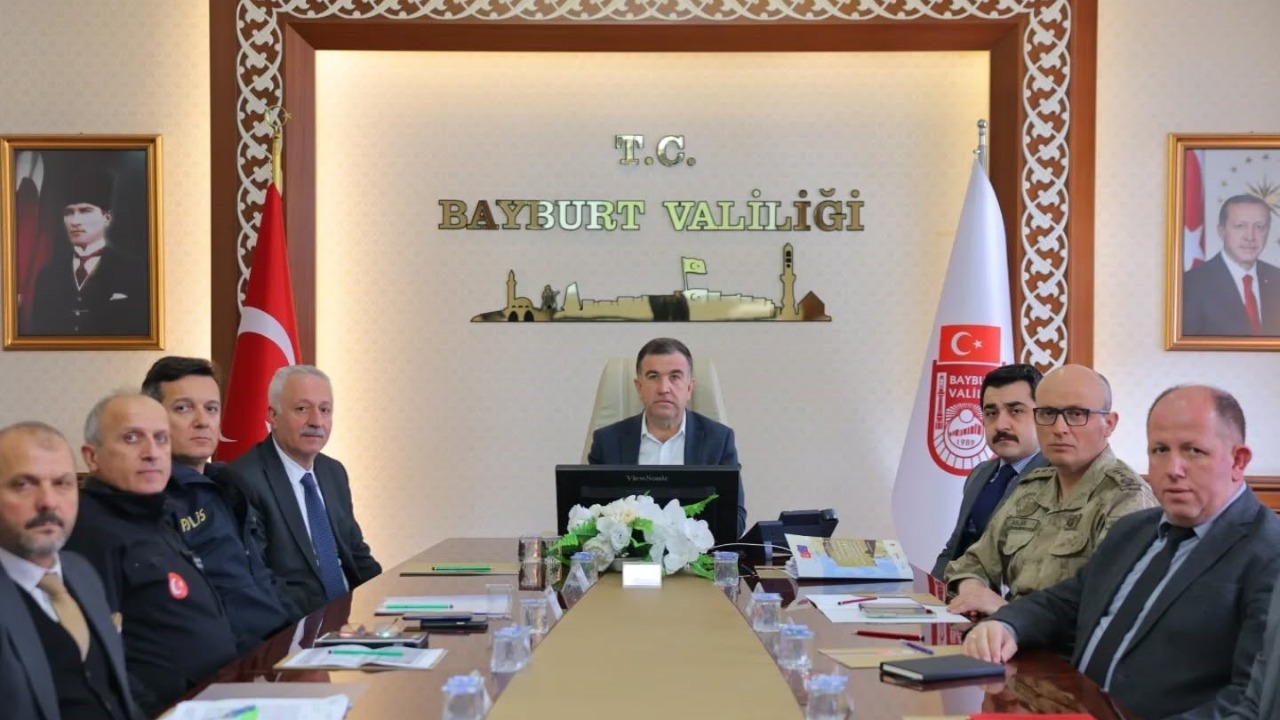 Bayburt’ta Yangın Güvenliği Değerlendirme Toplantısı yapıldı