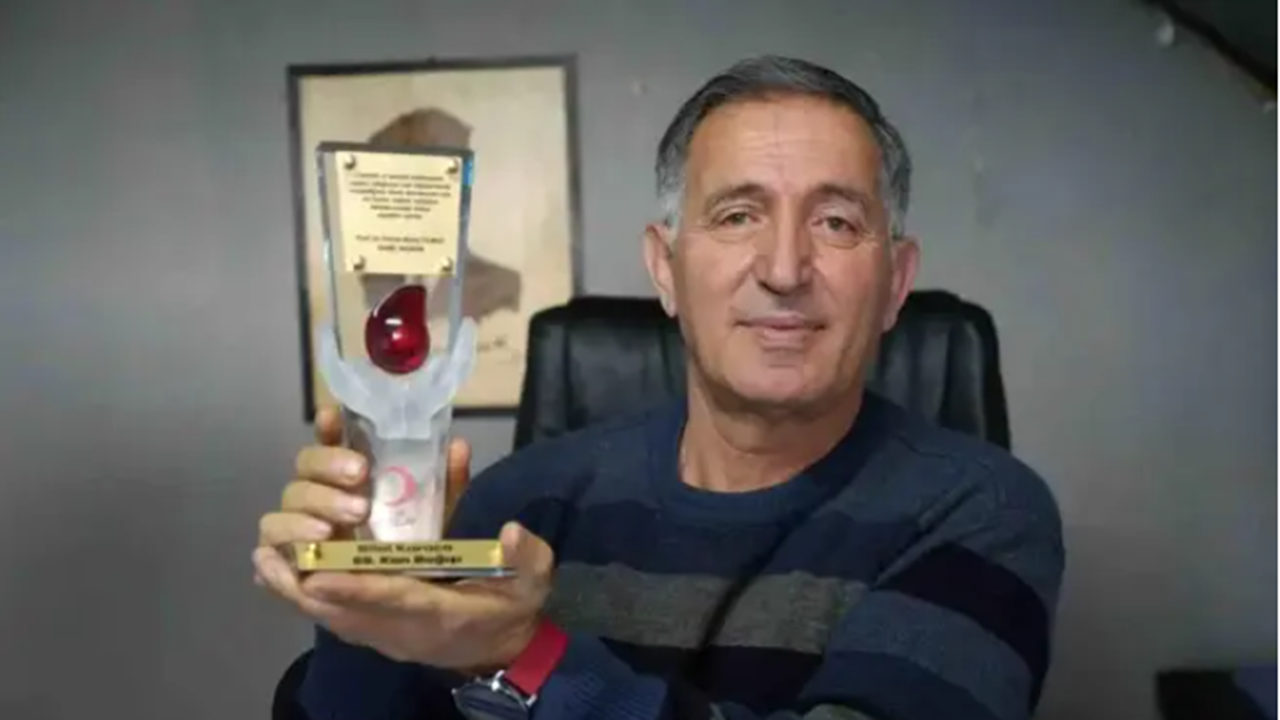 Bilal Karaca kan bağışı yaparak 69. Defa hayat kurtardı